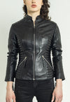 Jasmine-Moto l Noir - Cuir Dimitri